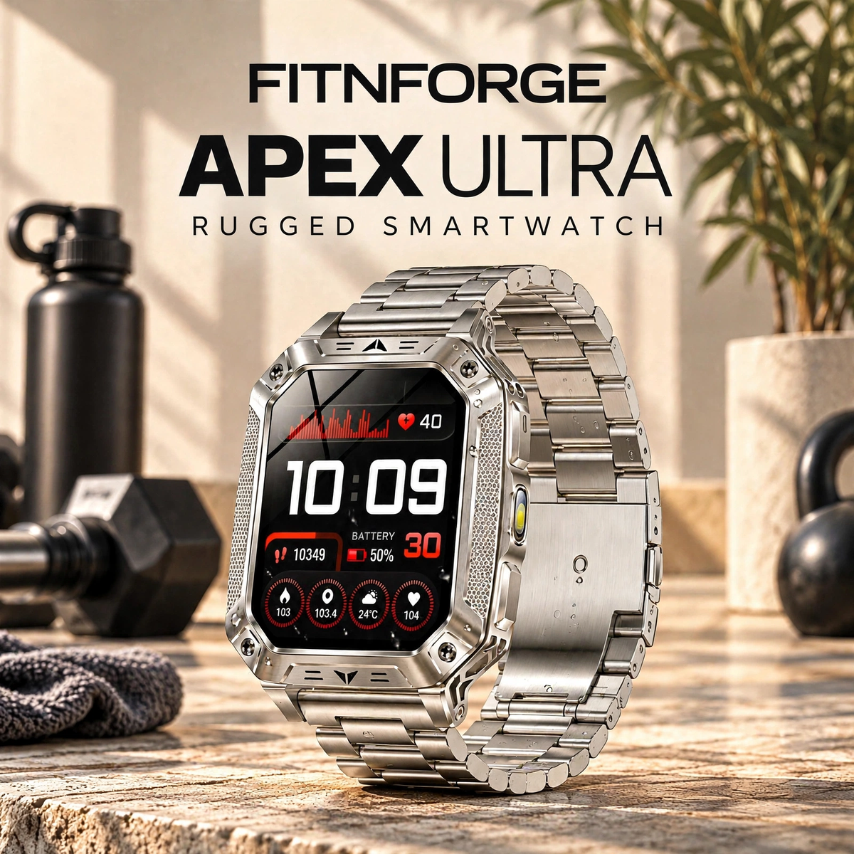 FitnForge Apex Ultra Rugged Smartwatch - product image 1