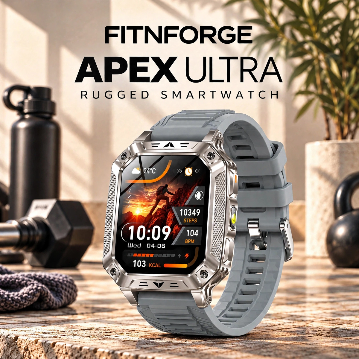 FitnForge Apex Ultra Rugged Smartwatch - product image 6