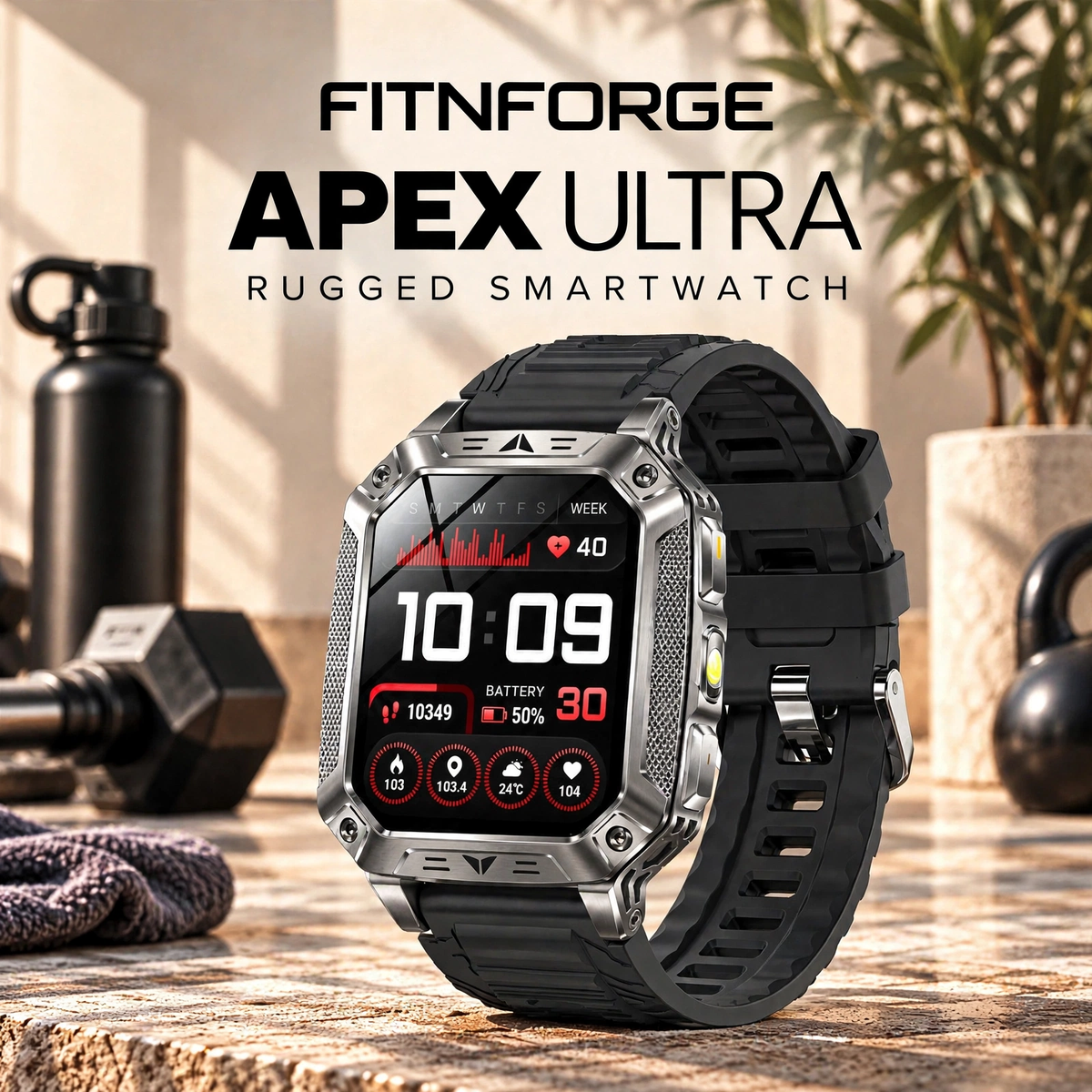 FitnForge Apex Ultra Rugged Smartwatch - product image 7